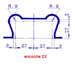 Encoche 2 X