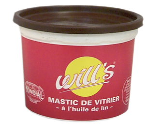 Mastic de vitrier à l'huile de lin