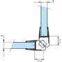 Joints magnétiques verre/verre 90°