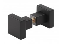 Bouton double carré Black Design