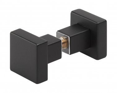 Bouton double carré Black Design